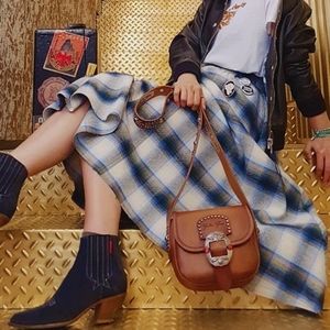 Golden Goose Plaid Flannel skirt